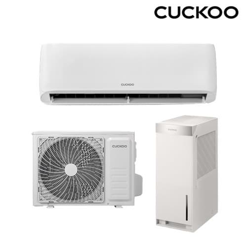 쿠쿠 벽걸이 에어컨(10평) + 제습기